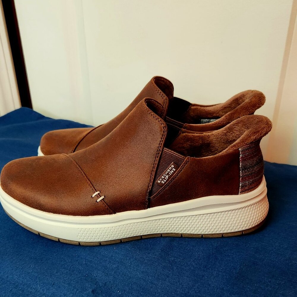 Sketchers Bobs Womens Skipper Wave Hands Free Slip-ins Size 7